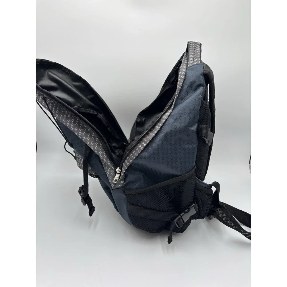 Warrior Lacrosse Gear Backpack Equipment Bag Navy Gray Helmet Stick Storage